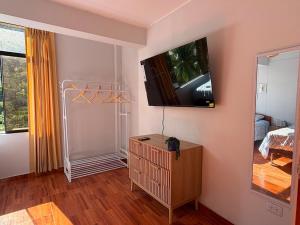 Mini apartment on the 4th floor with garage