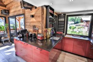 Arvi 611 - Duplex, vue Aravis et village la Clusaz, 4 adultes et 2 enfants