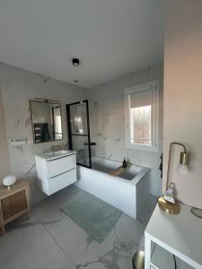 Villa avec piscine privée Proche Lyon Aéroport Saint-Exupéry Clim 10 personnes