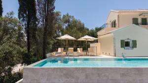 Lithos Courtyard Corfu Private infinity pool - sweeping views