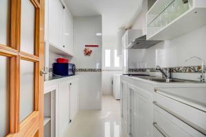 Blue sky view apartment