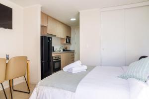 Cozy Santiago Retreat Studio with Balcony & Wi-Fi