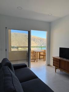 Los Cristianos front sea and pool