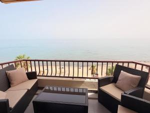 Sea Front View with Pool Paddle and Tennis Mijas