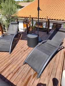 Élégant T2 Jacuzzi et Piscine privatifs
