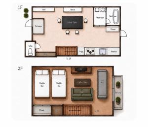 Modern Wood Design House for Up to 5 Guests