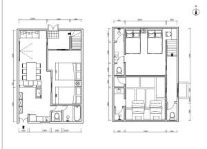 長安 guesthouse完全貸切一軒家 3LDK3 トイレ 2 浴室和室完備地下鉄徒歩 3 分 京橋経由心斎橋関空直通
