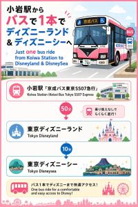 -Neo- 京成小岩駅徒歩8分 浅草駅 新宿駅 スカイツリー乗り換えなし ディズニーバスで1本