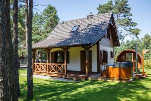Domek wypoczynkowy Perkoz z sauną i jacuzzi - Oaza Spokoju
