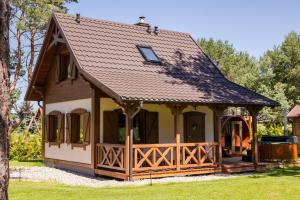 Domek wypoczynkowy Perkoz z sauną i jacuzzi - Oaza Spokoju