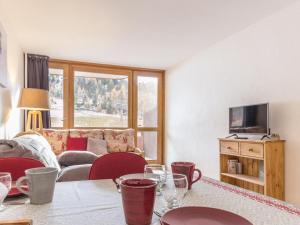 Studio pour 3 pers. vue pistes, au pied des pistes - FR-1-181-2752