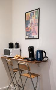 Stylish studio in Enghien near Paris 2 people