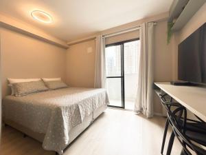 CB308 · Jóia do Brooklin – 5 min Metro | Cama Queen | GYM