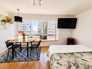 Estudio muy turístico con Vista al Mar