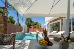 Halkidiki Luxury Villa Palm Oasis Private Pool & Hot Tub