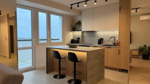 Apartament Skyline Manhattan na 16 piętrze z parkingiem i klimatyzacją