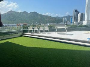 SceniaBay apartment, 132m2, super spacious yard, beautiful view