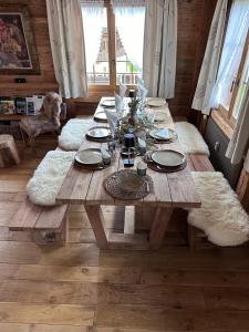 Luxueux appartement avec une vue panoramique sur les Alpes