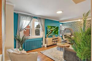 Elmwood Park Jungle Oasis with 2 Car Garage Near Downtown
