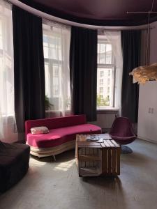 Artistic loft-style studio with Mezzanine