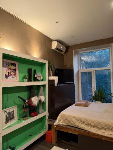 A room in a communal apartment near the railway station