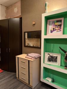 A room in a communal apartment near the railway station
