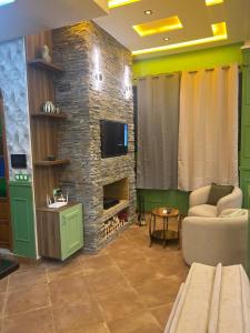 Green vintage house