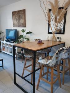 Appartement terrasse dans résidence fermée calme proche centre ville