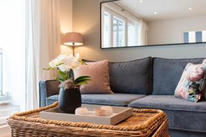 Ferienwohnung Strandvilla Augustusbad App 08 Stilvolle Ferienwohnung an der Ostsee der Extraklasse