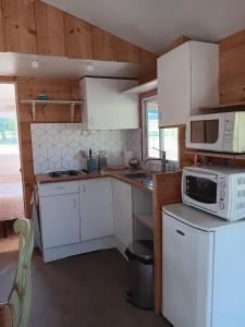 Mobil-home à létang