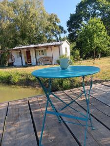 Mobil-home à létang