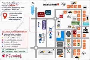3 Beds,WiFi,Washing Machine,IMPACT Arena at T9