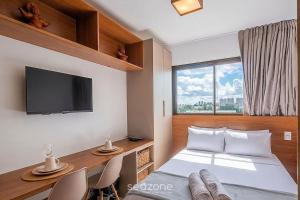 Studio em Cond. c piscina e vista HFO0410
