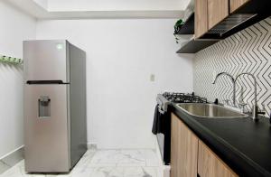 Apartment in a calm beautiful street of Roma Norte