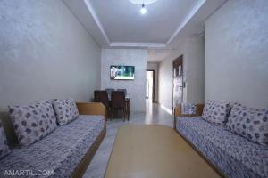 Beautiful apartment for rent in Martil, 2 bedrooms, living room, terrace, WIFI