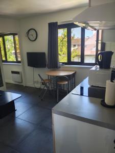 Grand studio chambre séparée Quartier Parmelan