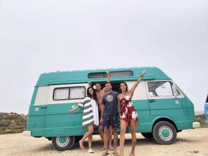 Rent a VW LT31 Camper Van with Blue Classics