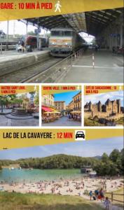 15 minutes à pied de la cité