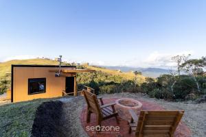 Cabana c jacuzzi e vista para as montanhas VST031