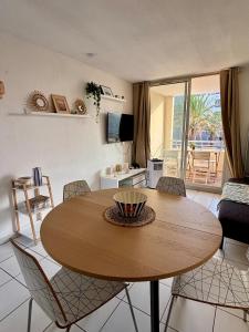 Studio vue mer, Piscine ,Parking, Rochelongue