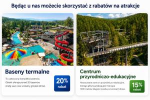 Willa Sichelscy - apartamenty i pokoje z aneksami kuchennymi - rabat 20 procent na Termy Szaflary oraz Gorący Potok oraz 15 procent rabatu na Bramę Gorce