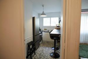 Cinema studio with projector screen near Vincennes