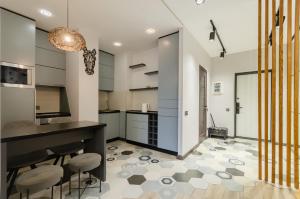 6-52 New York, Antonovycha 74, Kyiv centre, Olimpiiska metro nearby, stunning city view, Petrovdom Apartment