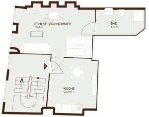 One-Bedroom Apartment (2 Adults) room in Altstadt Apartments