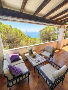 Mediterranean Home with Sea Views and Spacious Terraces