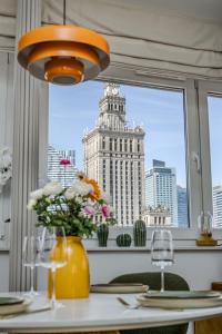 Stunning Studio | Warsaw Skyline | Palace of Culture View