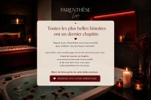 PARENTHESE LOVE - Bali Mon Amour Suite Balneo SPA Proche Orly-Paris