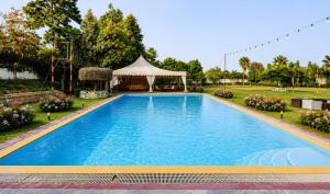Private farm house pool party