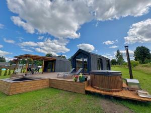 Rātes Krasti - Rasa - holiday house with sauna and lakeview