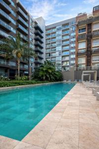 Depto premium en Palermo con balcón, pileta, gym
